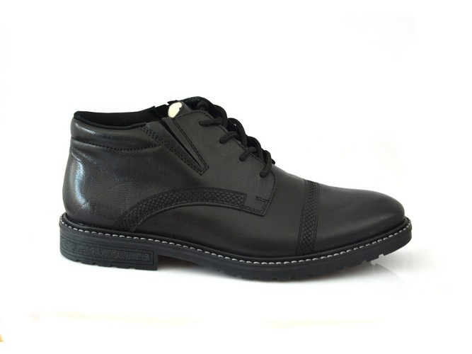 Черевики RIEKER B5348-00 чорні на шнурівці