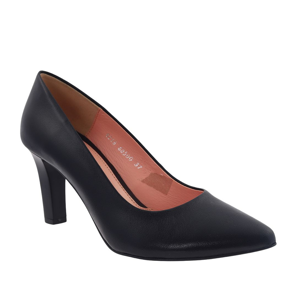 Чорні шкіряні туфлі Baldaccini на шпильці