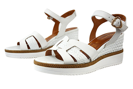 Sandały Tamaris 1-28243-28 100 białe