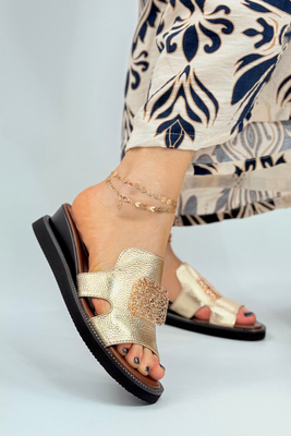 Золоті сліпони на гумці