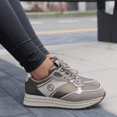 Buty sportowe damskie olive comb Tamaris