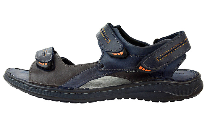 Sandały męskie POLBUT SA04 niebieskie