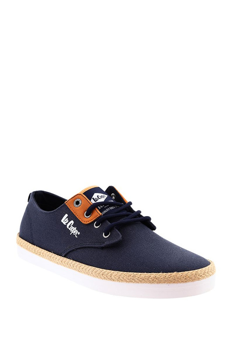 Чоловічі темно-сині кросівки Lee Copper на шнурівці