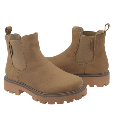 Бежеві черевики челсі Big Star