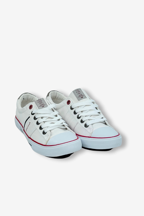 Чоловічі кросівки Cross Jeans білі з екошкіри