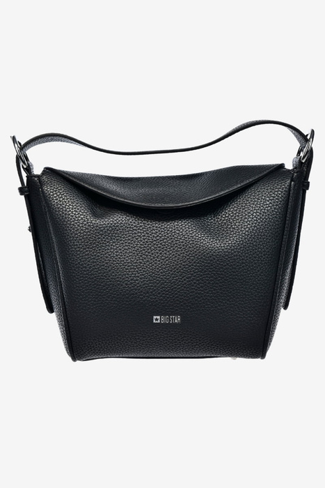 Torebka damska listonoszka do ręki i na ramię czarna