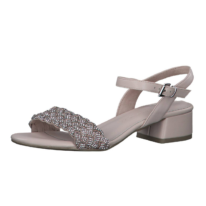 Босоніжки на низькому каблуці Marco Tozzi 2-28207-20 523 пудрово-рожеві