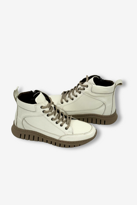 Сині ажурні туфлі на зав'язках