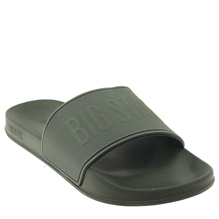 Чоловічі спортивні шльопанці кольору хакі Big Star