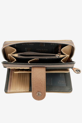 Portfel damski Anekke Real Smart Pack multicolor na zamek z przegrodami i RFID