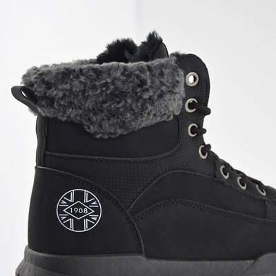 Botki trapery Lee Cooper LCJ-22-44-1362 czarne ocieplane