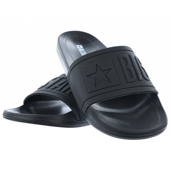 Чорні чоловічі гумові шльопанці Big Star