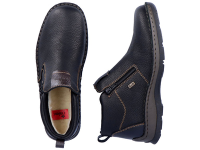 Botki męskie Rieker 05398-00 czarne