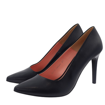 Чорні шкіряні туфлі Baldaccini 596200-V