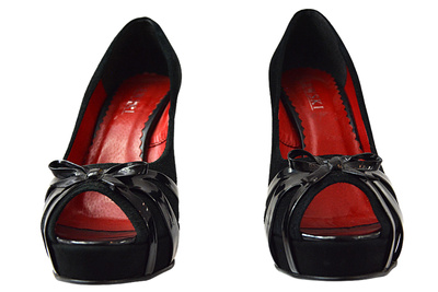 Czółenka Lewski 2037 czarne