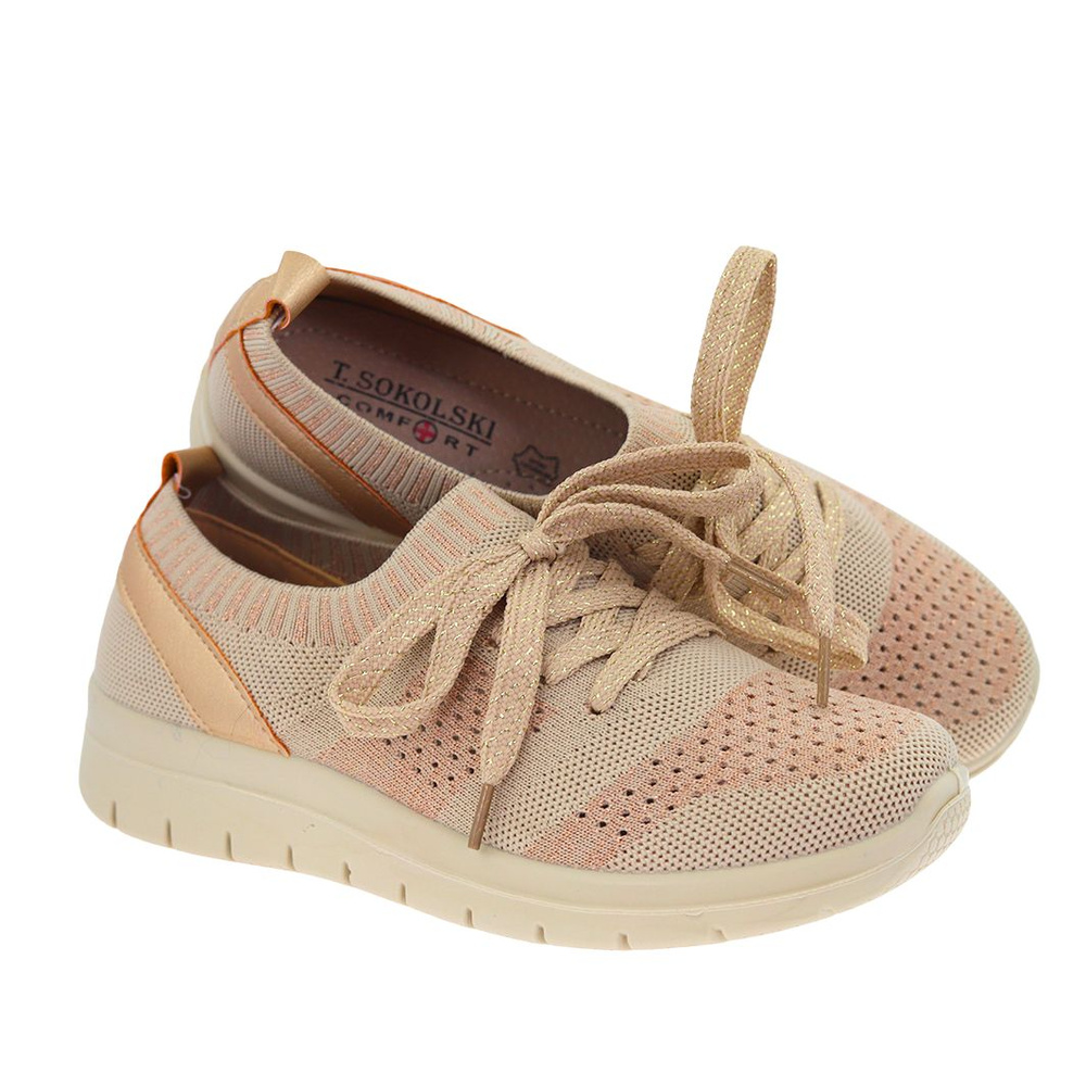 Спортивне жіноче бежеве взуття T. Sokolski