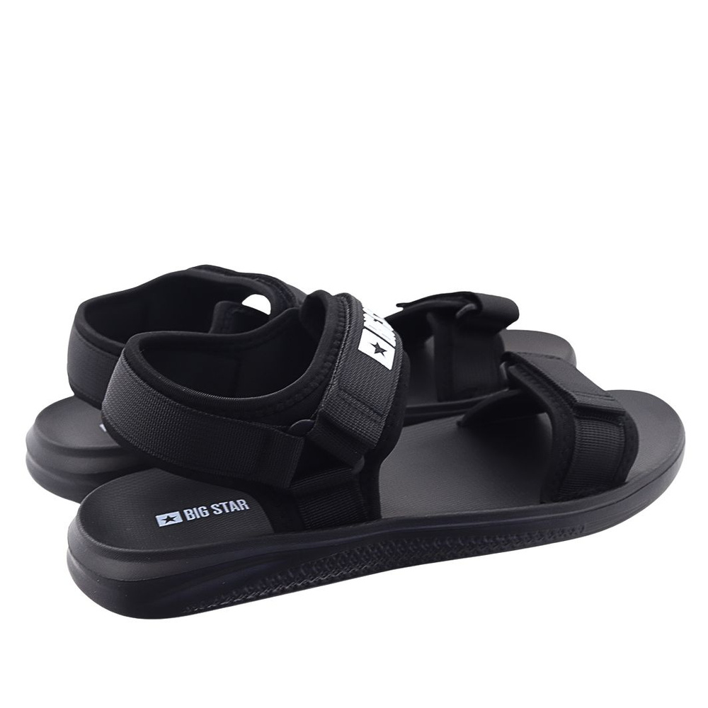 Чорні чоловічі спортивні босоніжки Big Star