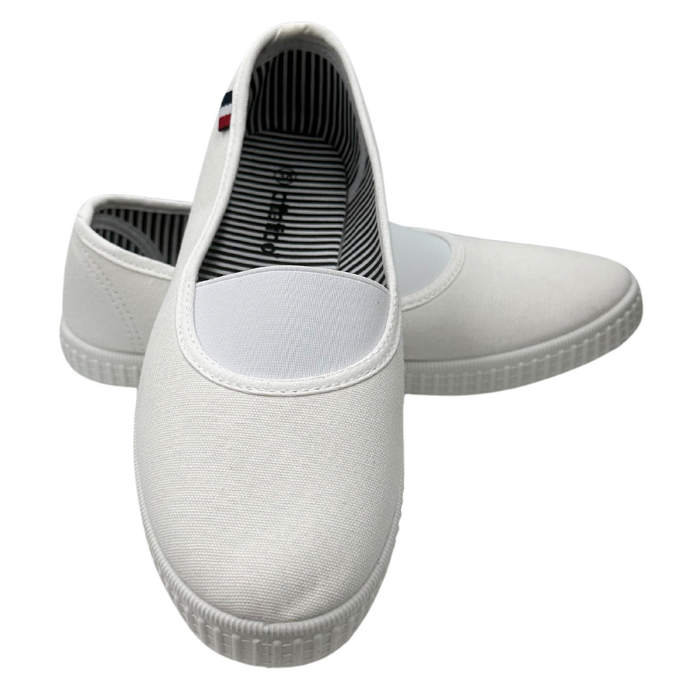 Білі чеські сліпони на гумці