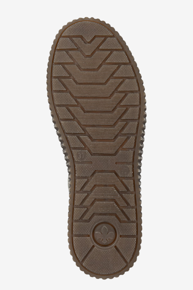 Ботильйони RIEKER Z9583-00, чорні, з оборками