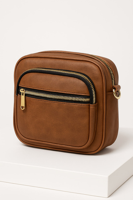 Жіноча чорна сумочка з подвійною ручкою і ремінцем Big Star