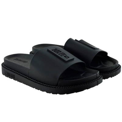 Czarne klapki damskie na platformie Big Star