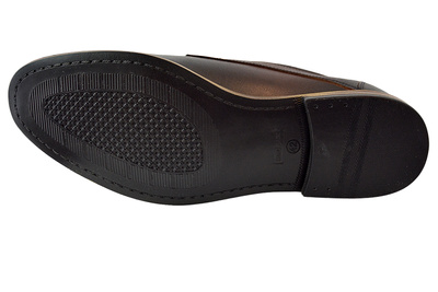 Półbuty męskie Nikopol 1614 brązowe