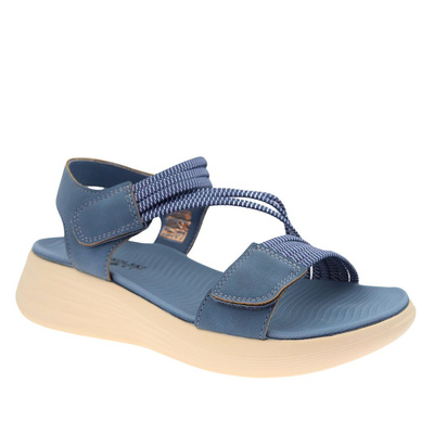 Сині босоніжки на липучці від T. Sokolski