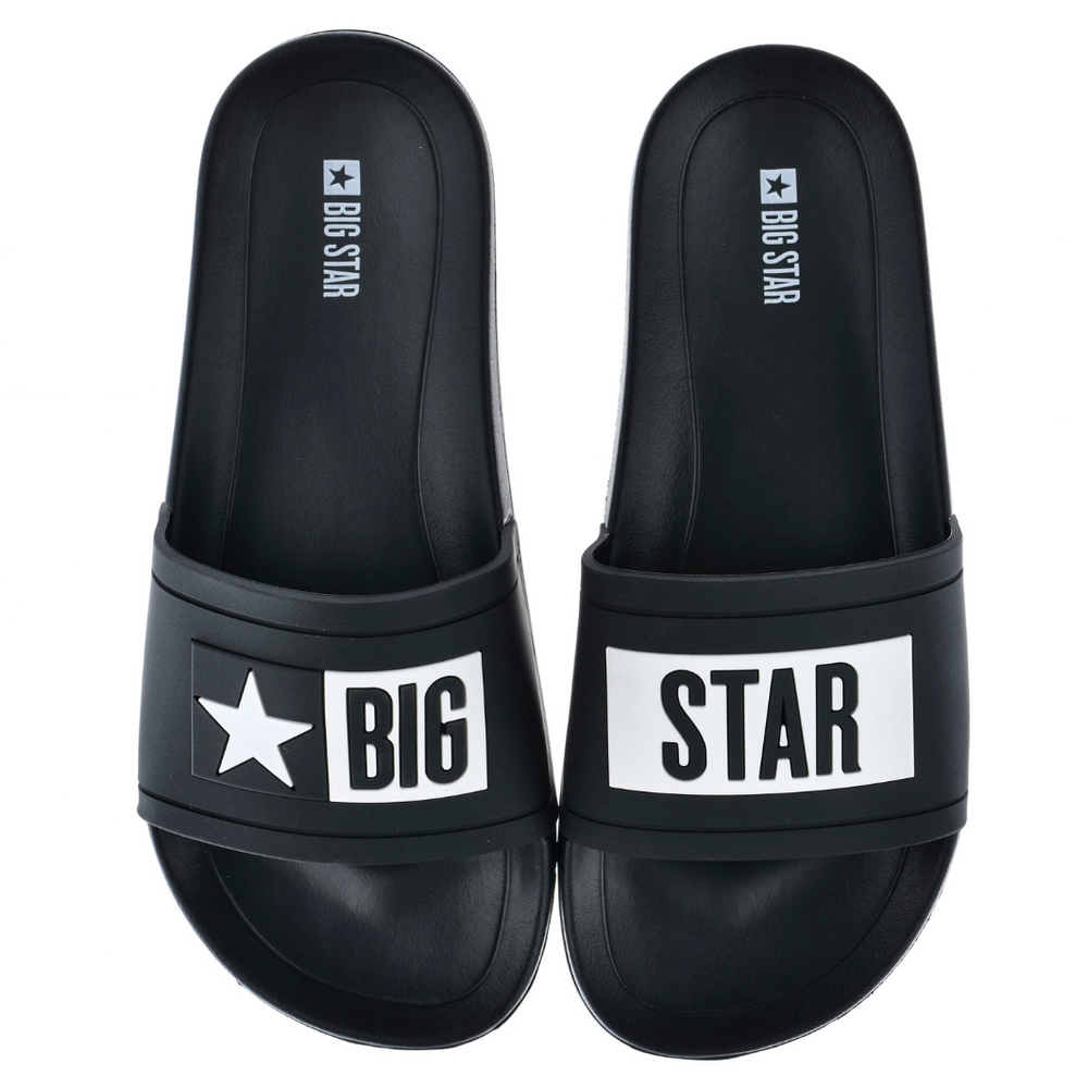 Klapki męskie czarne gumowe Big Star