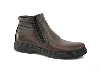 Botki męskie MARIUSZ 565 brązowe