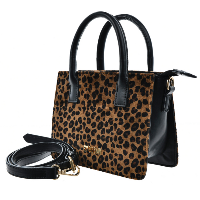 Elegancki kuferek damski w panterkę Big Star