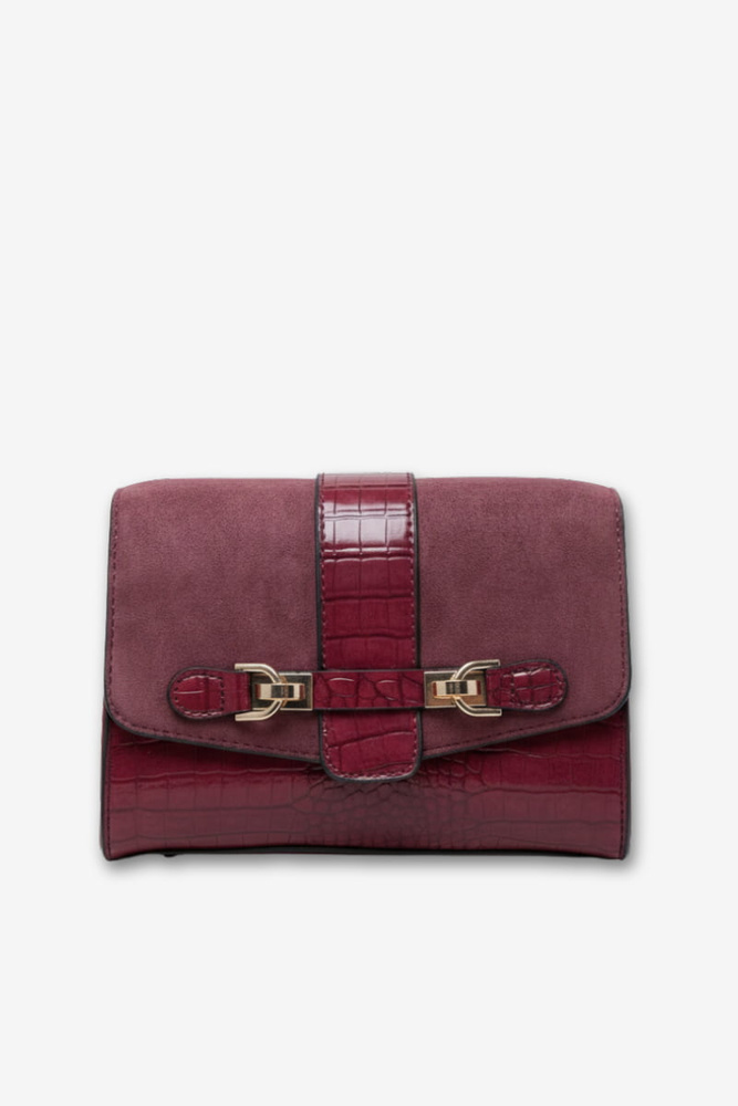 Жіноча чорна сумочка з подвійною ручкою і ремінцем Big Star