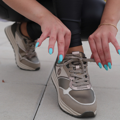 Buty sportowe damskie olive comb Tamaris
