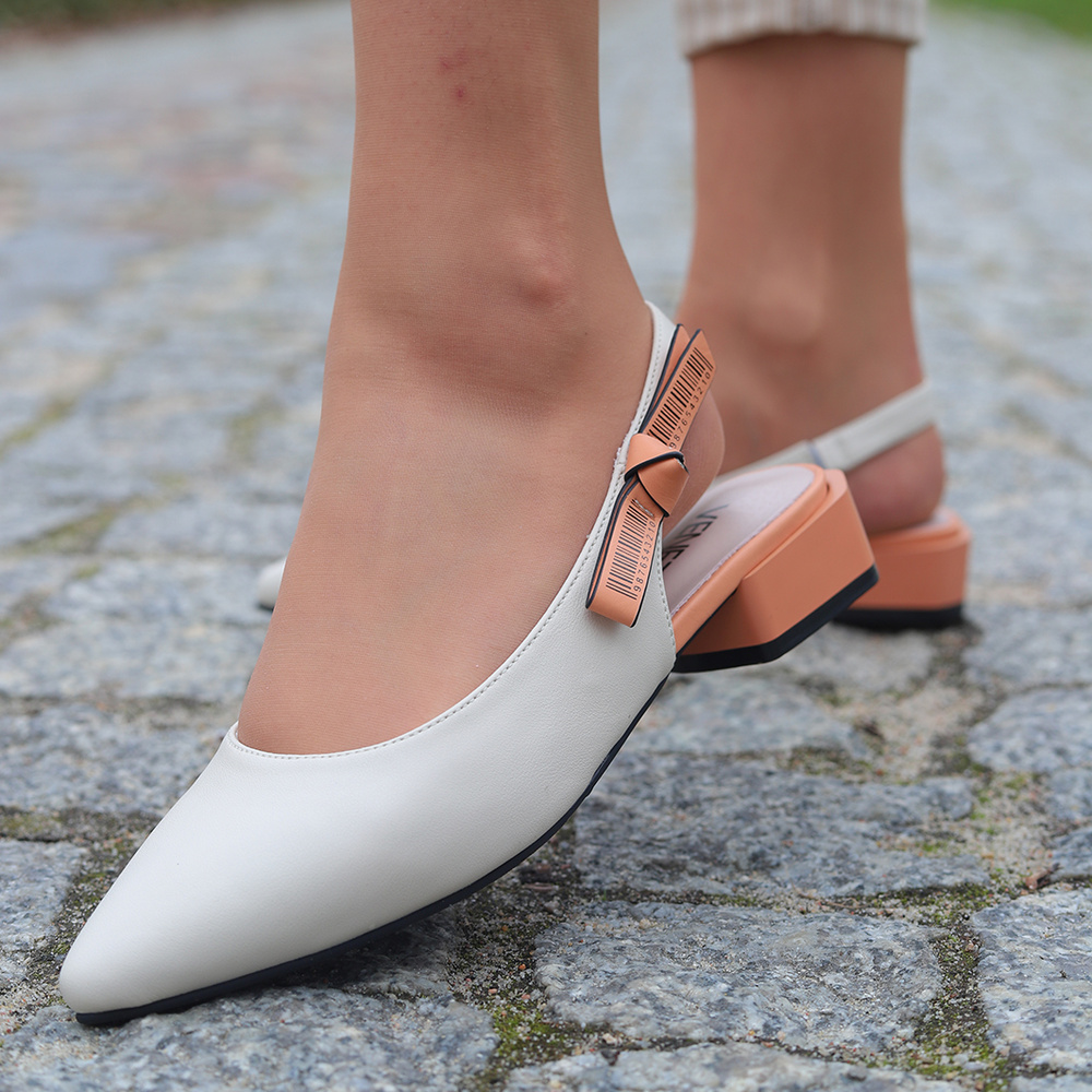 Бежеві шкіряні туфлі Venezia на високих підборах