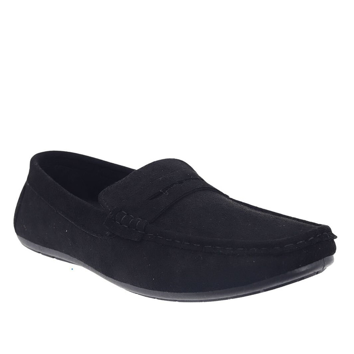Чоловічі замшеві мокасини Evento чорного кольору