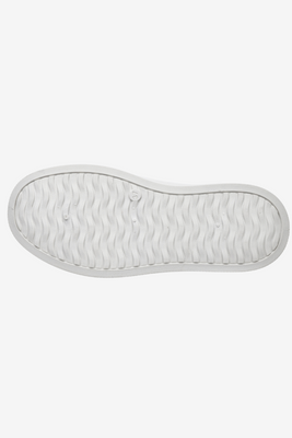 Białe sneakersy sznurowane na grubej platformie z ekoskóry Big Star