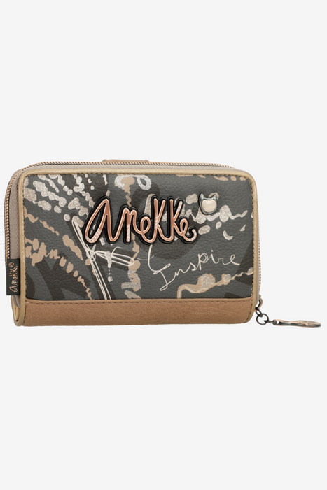 Portfel damski Anekke Real Smart Pack multicolor na zamek z przegrodami i RFID