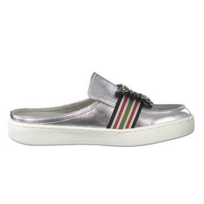 Klapki Marco Tozzi srebrne 2-27304-22 948