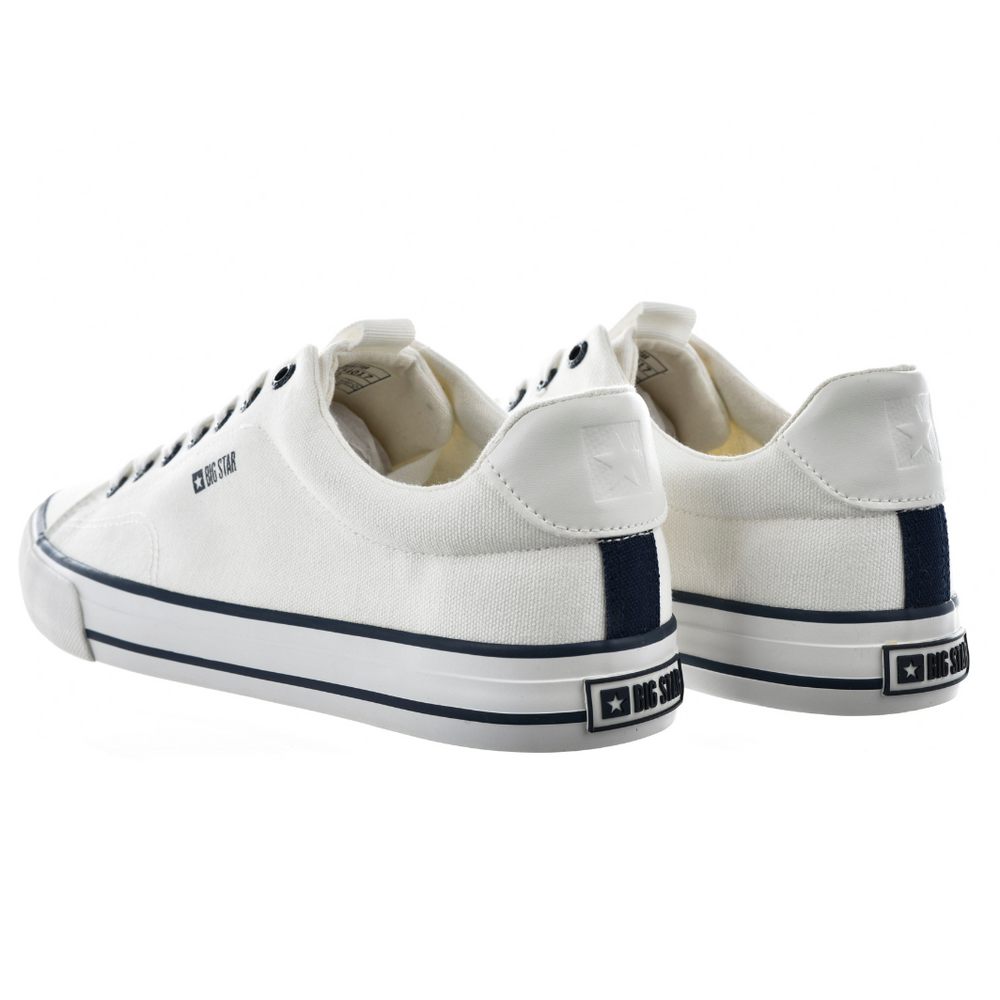 Чоловічі білі тканинні кросівки Big Star