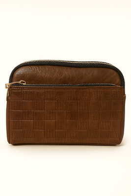 Listonoszka damska na ramię w kolorze khaki 