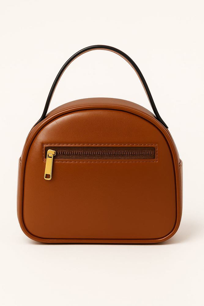 Жіноча чорна сумочка з подвійною ручкою і ремінцем Big Star