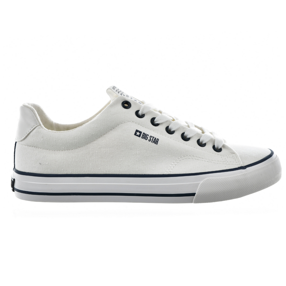 Чоловічі білі тканинні кросівки Big Star