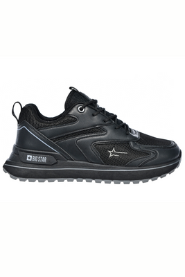 Sneakersy męskie lekkie czarne sznurowane Big Star