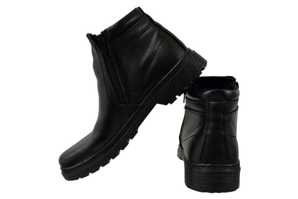 Botki męskie Mariusz 565 czarne