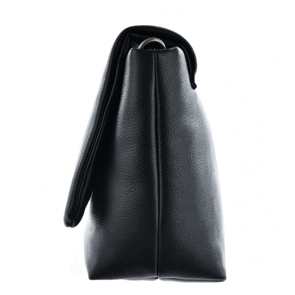 Czarna listonoszka z ekoskóry na grubym pasku Big Star