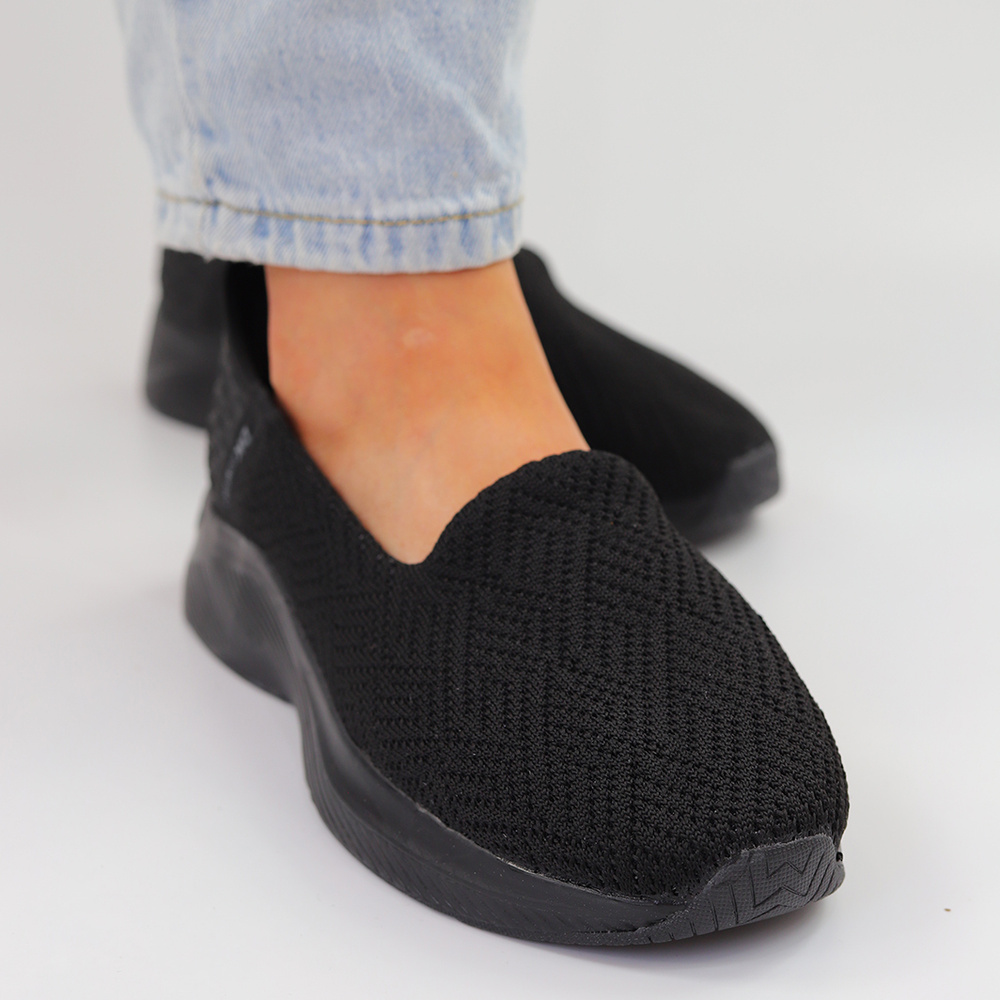 Buty damskie sportowe czarne DK