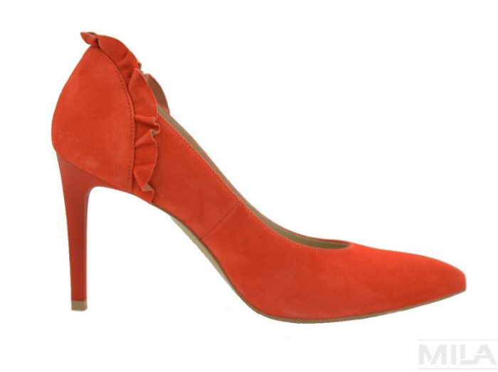 Szpilki ANIS z falbanką 4689