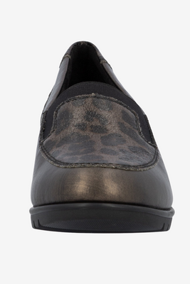 Жіночі ажурні сліпони платинового кольору