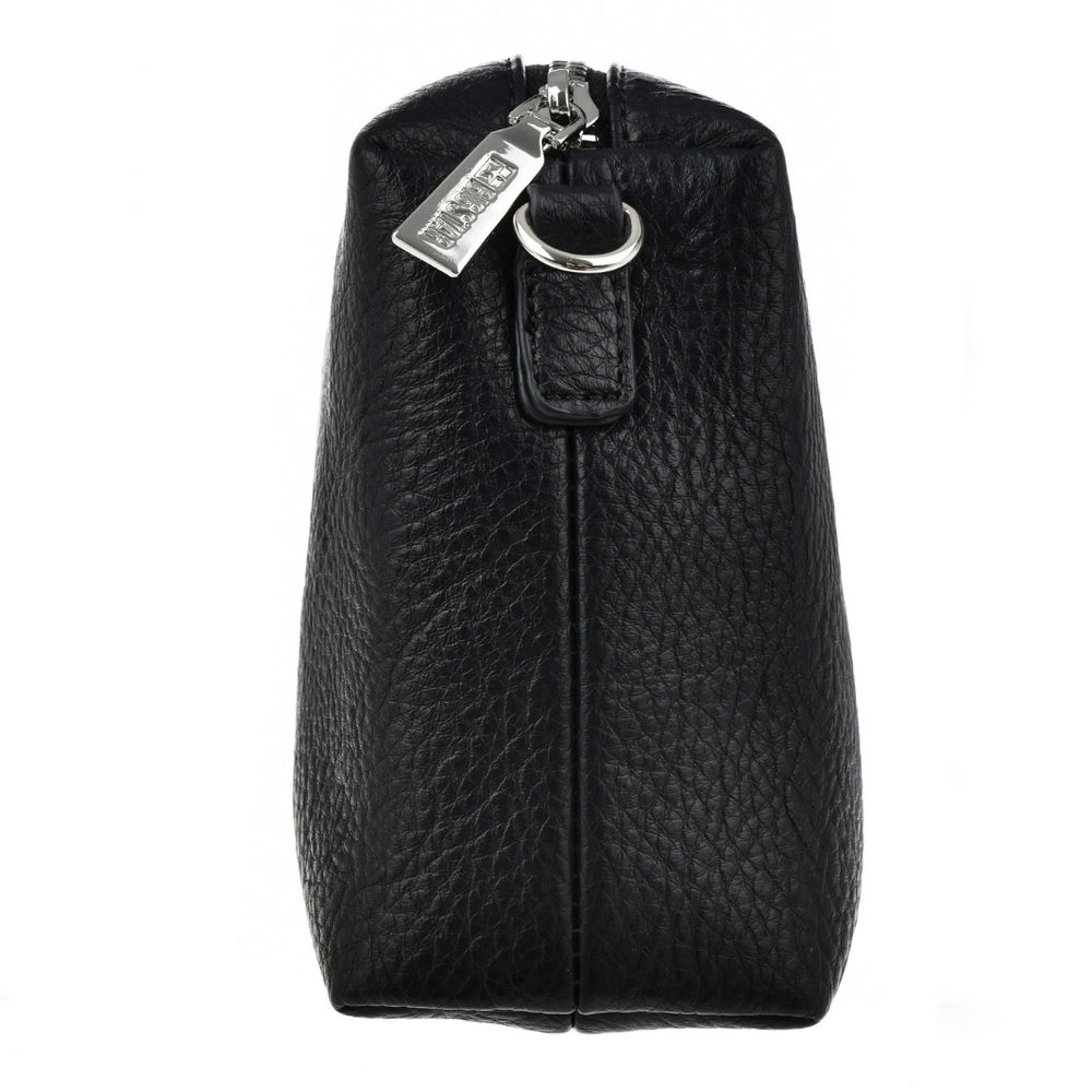 Mała listonoszka czarna na ozdobnym szerokim pasku Big Star