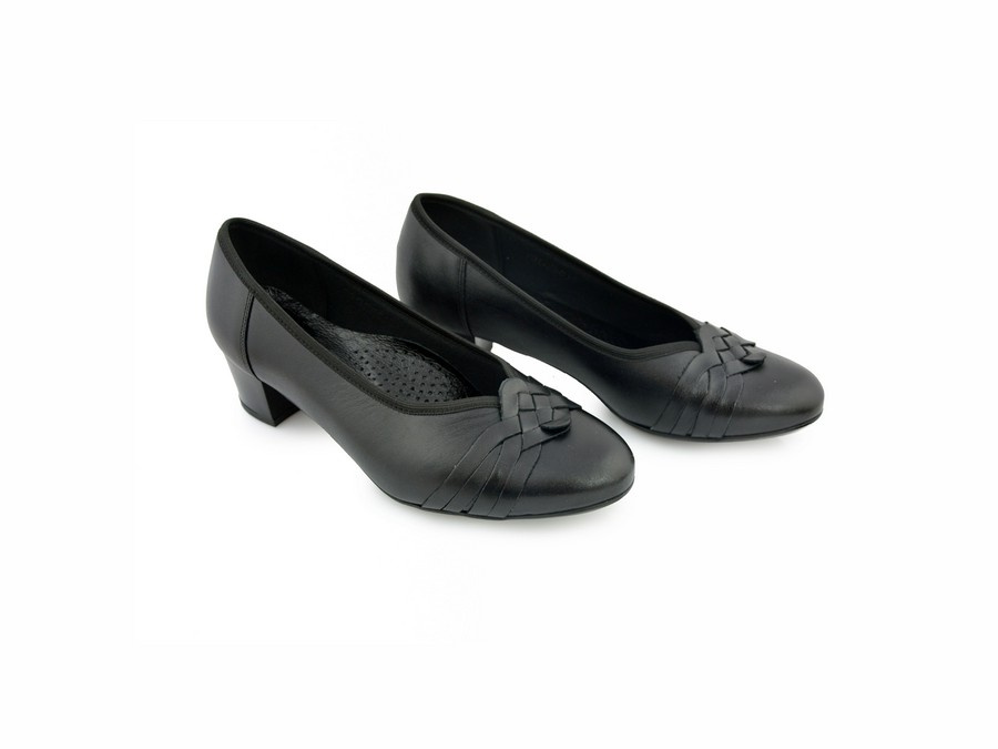 Чорні туфлі на високих підборах KOSTEX 2397 FLEX410