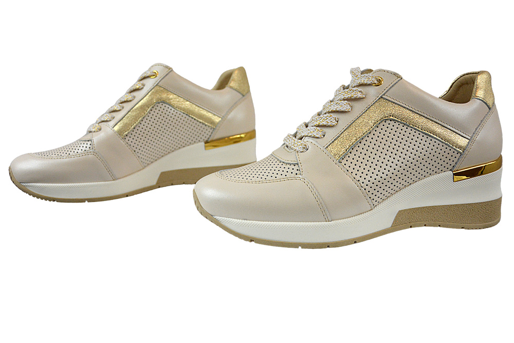 Sneakersy Sala 9823 beżowe